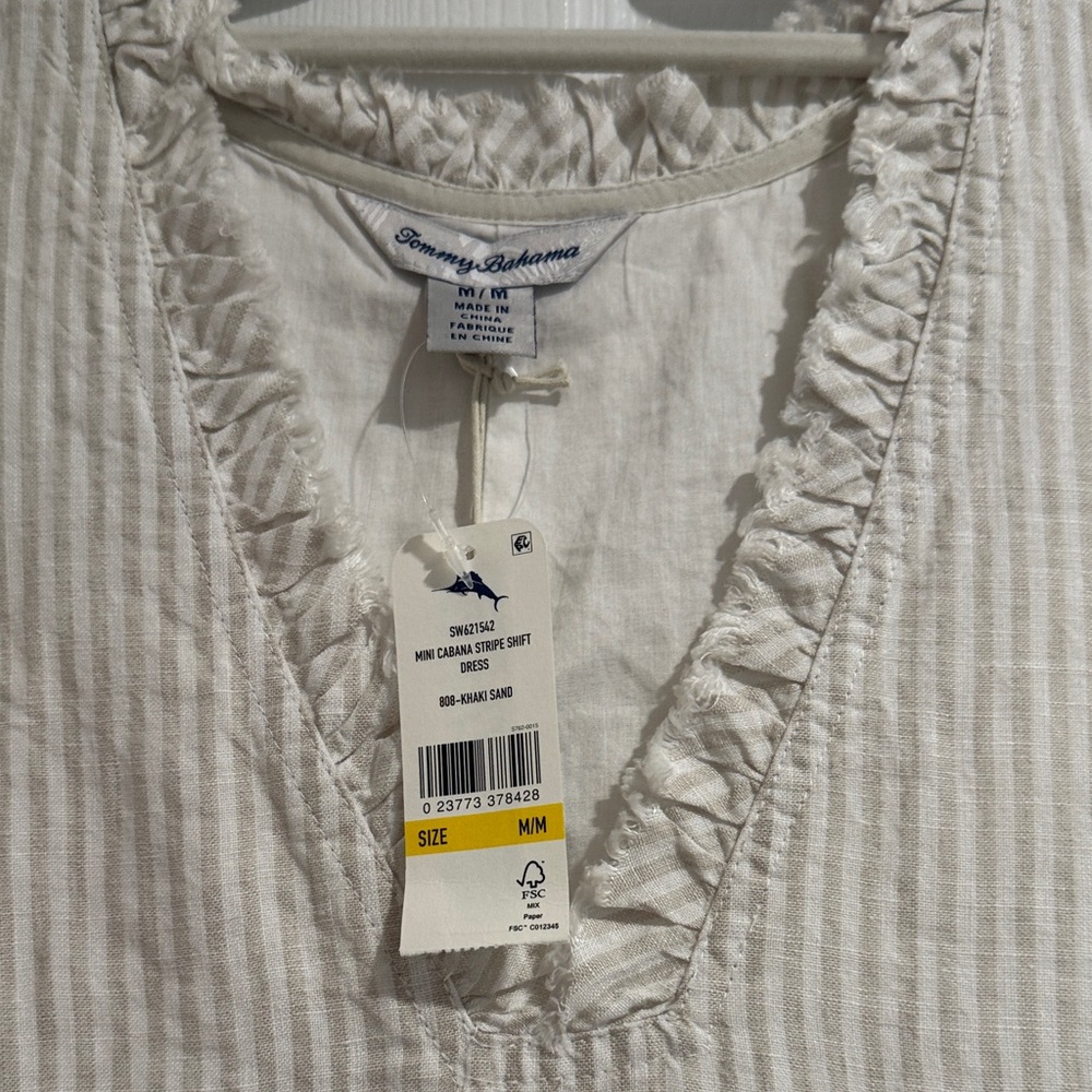 Tommy Bahama Mini Cabana Stripe Shift Dress - Picture 2 of 3